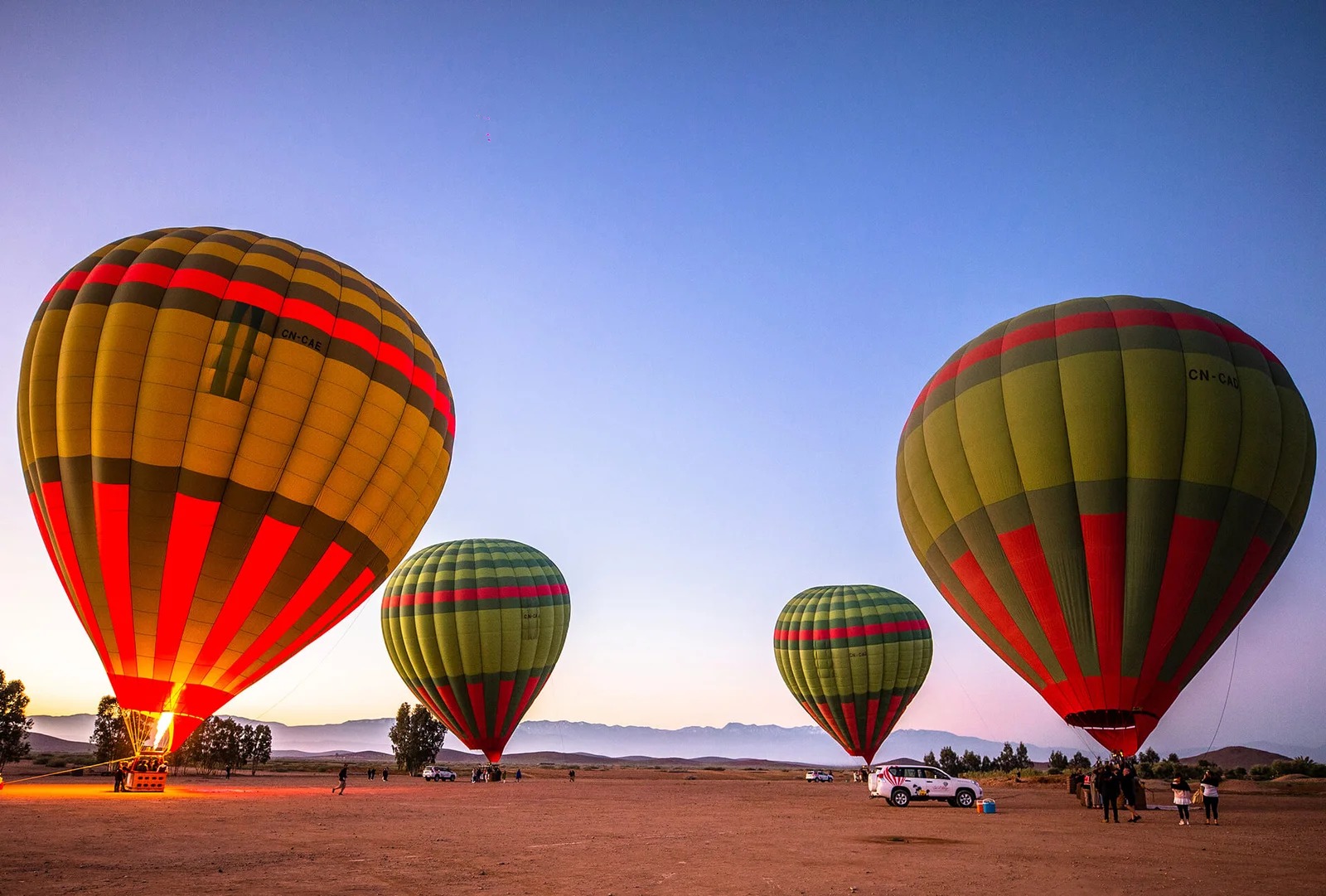 Vol en montgolfière Agadir — panorama sur la région
