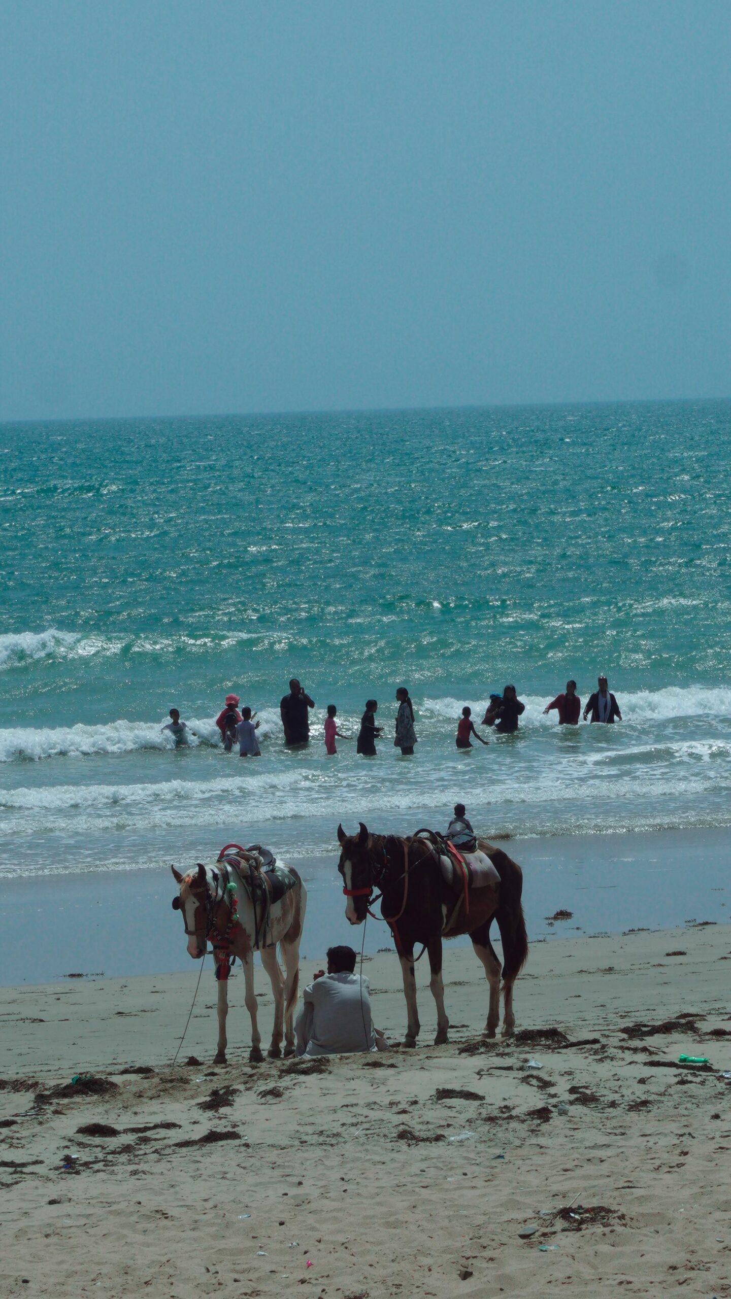 Balade à cheval sur la plage d'Agadir